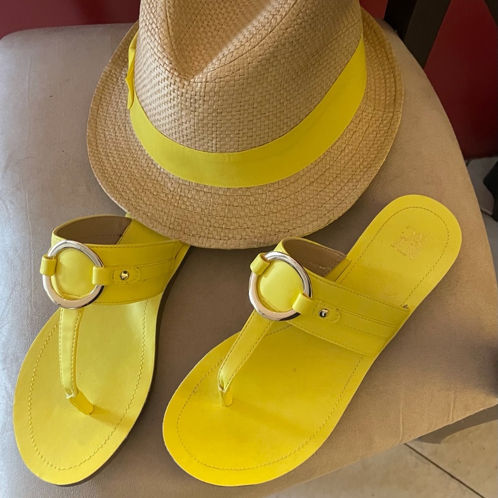 Sandals & Hat
